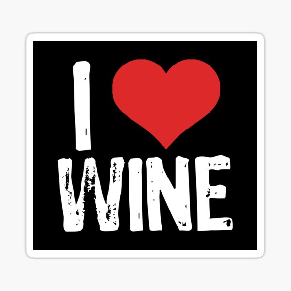 Item preview, I Love Wine designed and sold by The "I Love Everything" Shop.