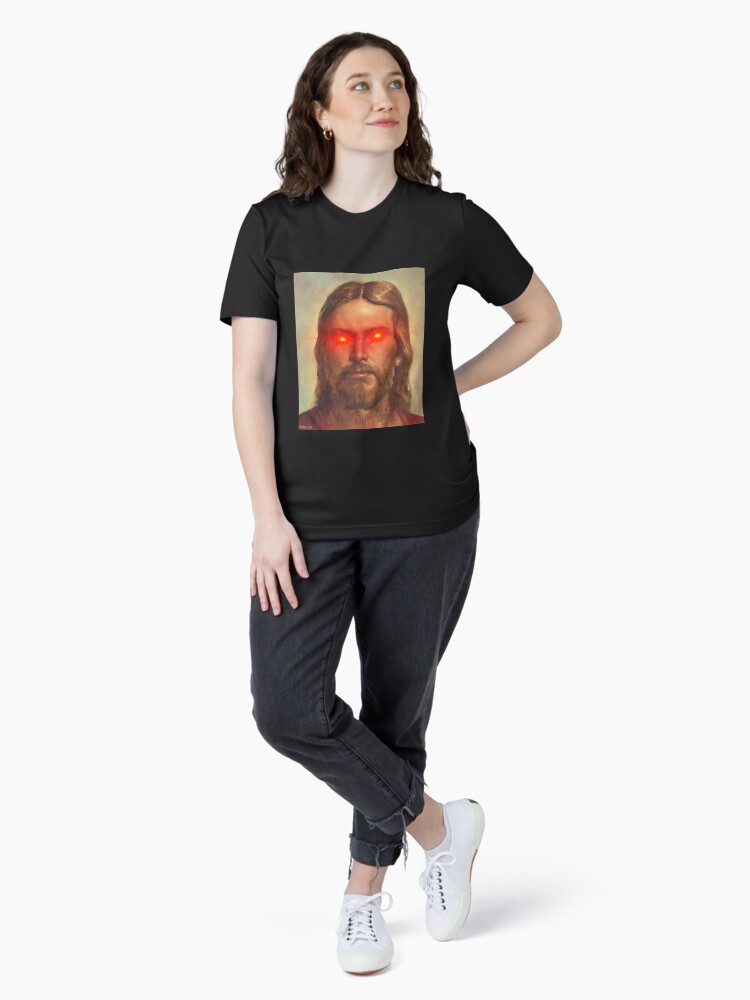 Jesus Christ With Red Eyes