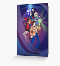 The Ponds - Anime Style Greeting Card