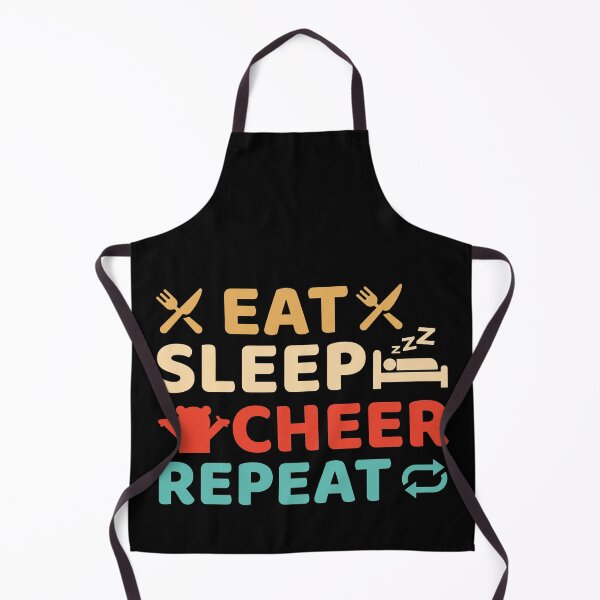 Item preview,  eat sleep cheer repeat designed and sold by DahiyaTees.