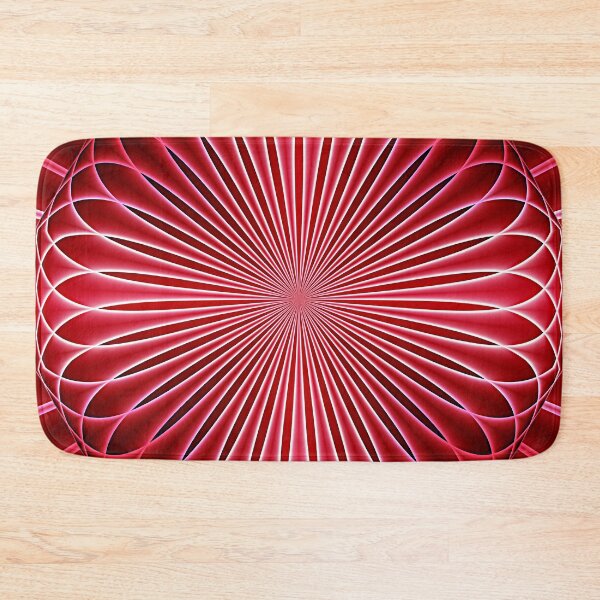 Item preview, Dark Red Flower Mandala designed and sold by Sybille-Yates.