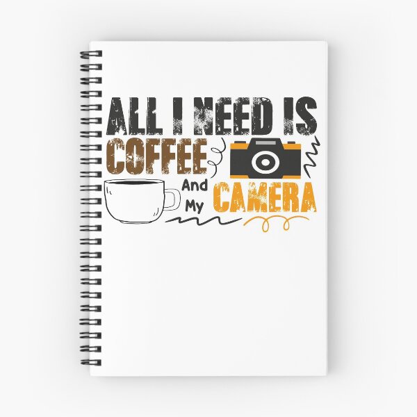 Item preview, All I Need is Coffee and My Camera funny design gift for photographers who love coffee designed and sold by PODI-Art.