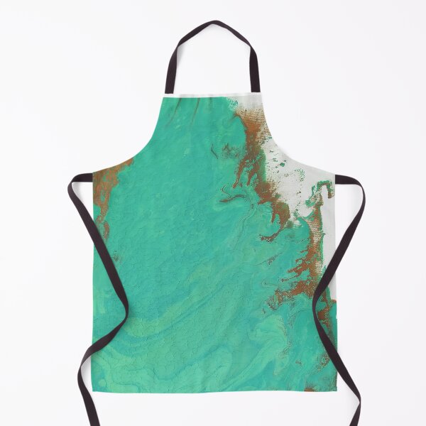 Item preview, Gold and green poured art designed and sold by JuniperHills8.