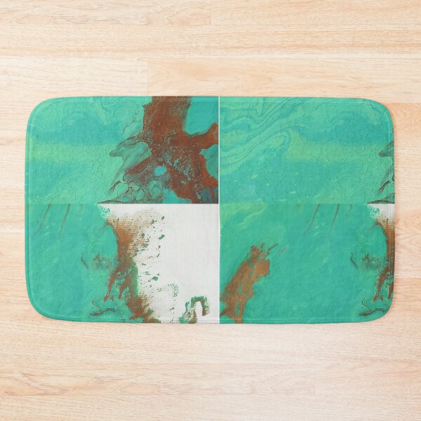 Item preview, Gold and green poured art designed and sold by JuniperHills8.