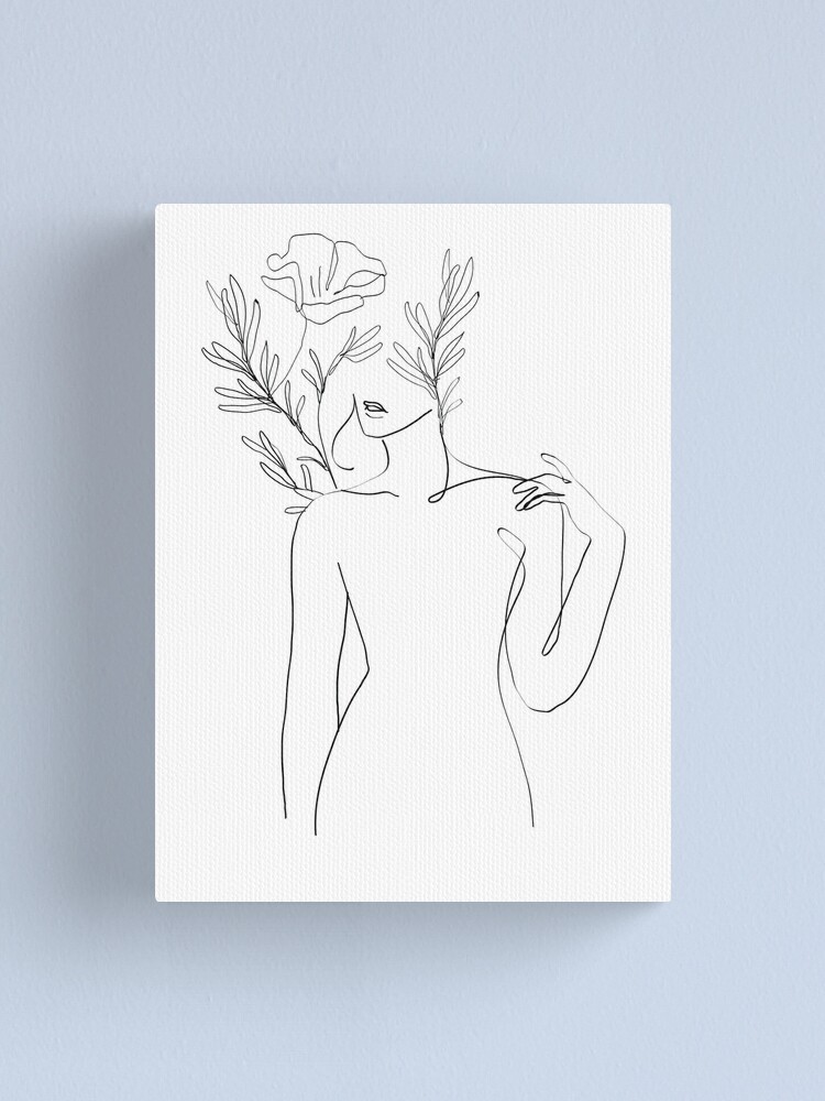 Canvas print Woman's body