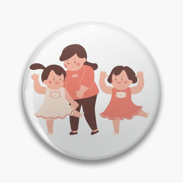 Item preview, Happy Mom With Her Lovely Daughters Playing Around | Best GRD Designs | #mommytobe designed and sold by Best-GRD.