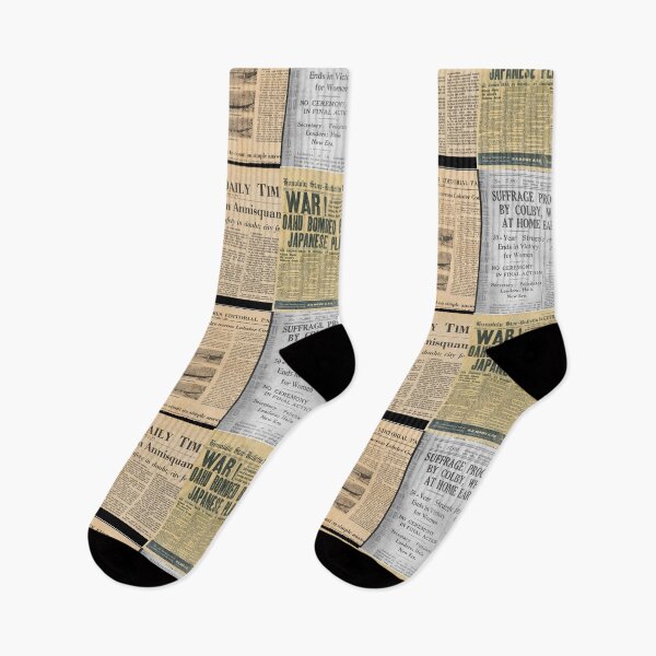 Item preview, Vintage Newspapers Black & White Montage #1 designed and sold by Krispsm.