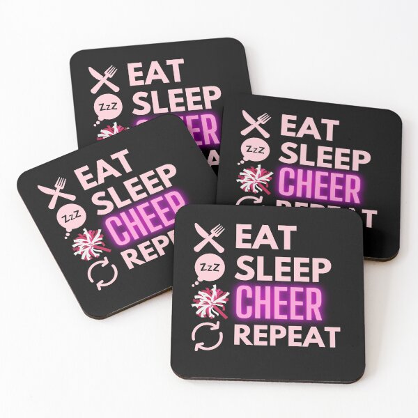 Item preview, Eat Sleep Cheer Repeat designed and sold by syarifahrasul.