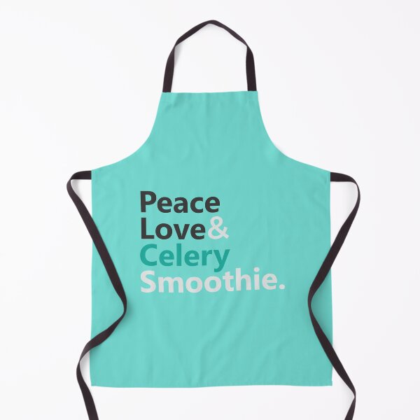 Item preview, Peace Love & Celery Smoothie Text Base Design White base Colour designed and sold by Babadollcraft.