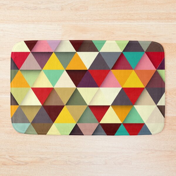Item preview, multicolored geometric shapes, triangles designed and sold by filon19931.