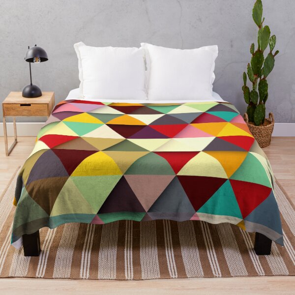 Item preview, multicolored geometric shapes, triangles designed and sold by filon19931.