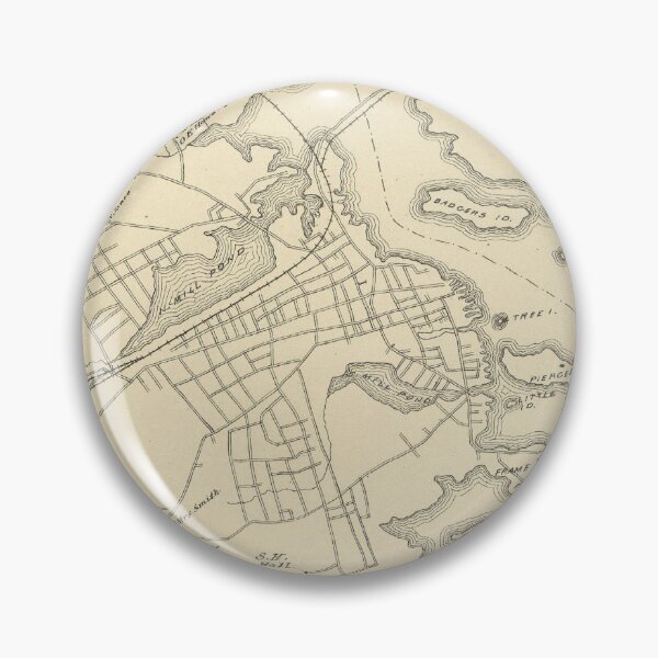 Item preview, Old Portsmouth NH Map (1892) Vintage New Hampshire Coastal City Atlas designed and sold by BravuraMedia.