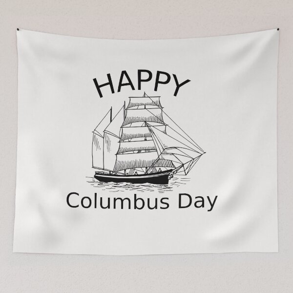 Item preview,    Happy Columbus Day designed and sold by Rachid-Art.