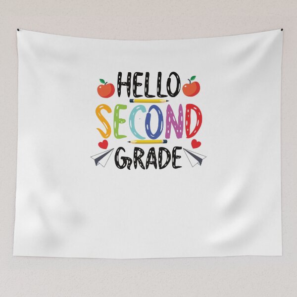 Item preview, Hello 2nd Grade Back to School Design for Teacher or Kids designed and sold by ZzCorezZ.