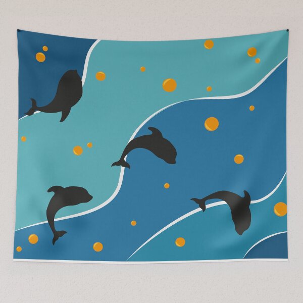 Item preview, Design of dolphins and whales designed and sold by Martapp.
