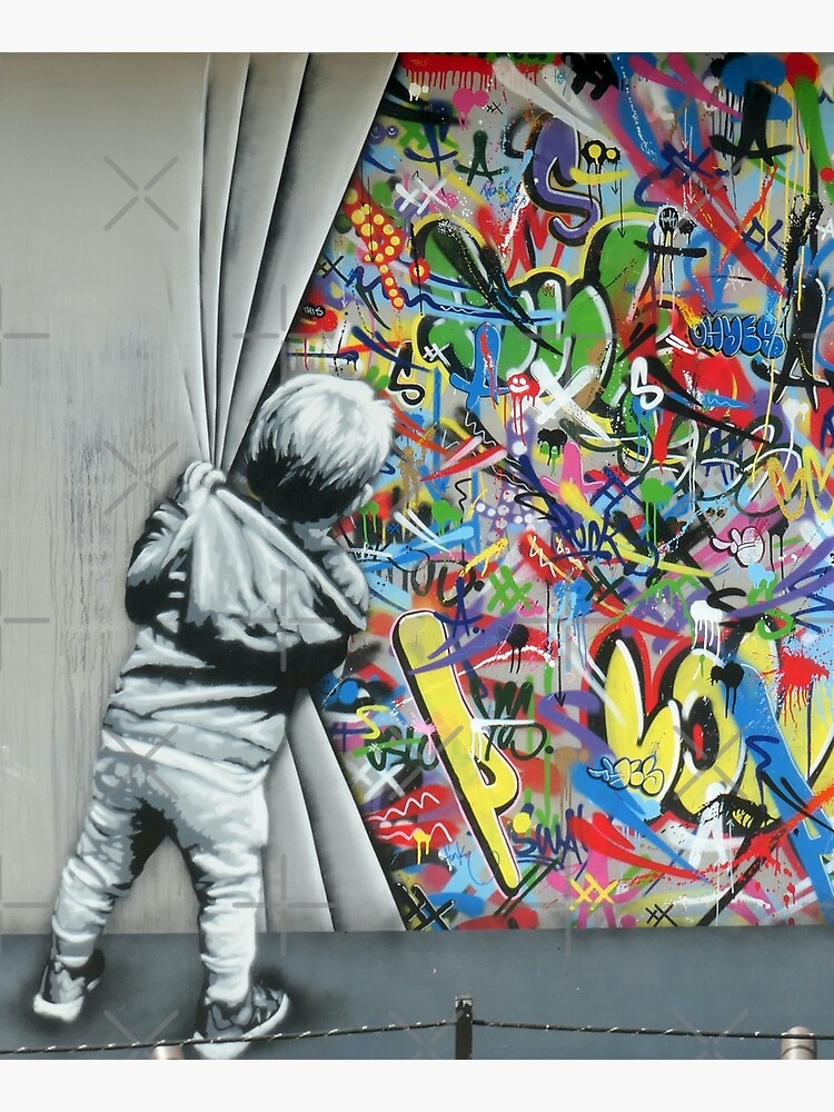 Behind the Curtain - Martin Whatson (Wynwood Walls Edition) Miami | Mounted  Print