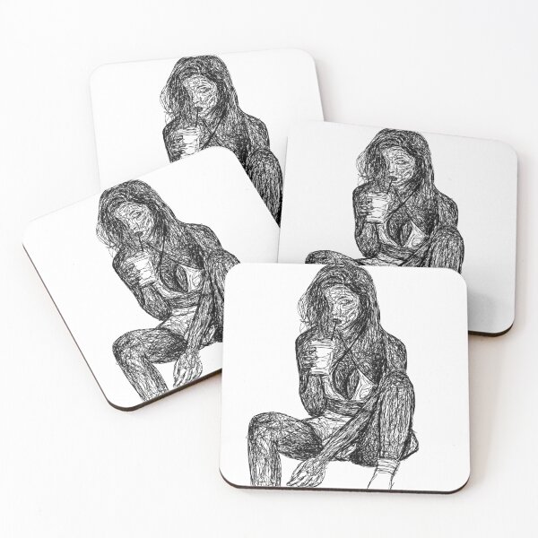 Item preview, Summer milkshake drawing designed and sold by Nuditat.