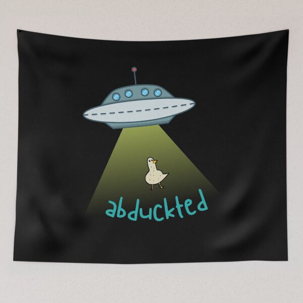 Item preview, Abduckted - Animal pun designed and sold by The Agreeable Raven.