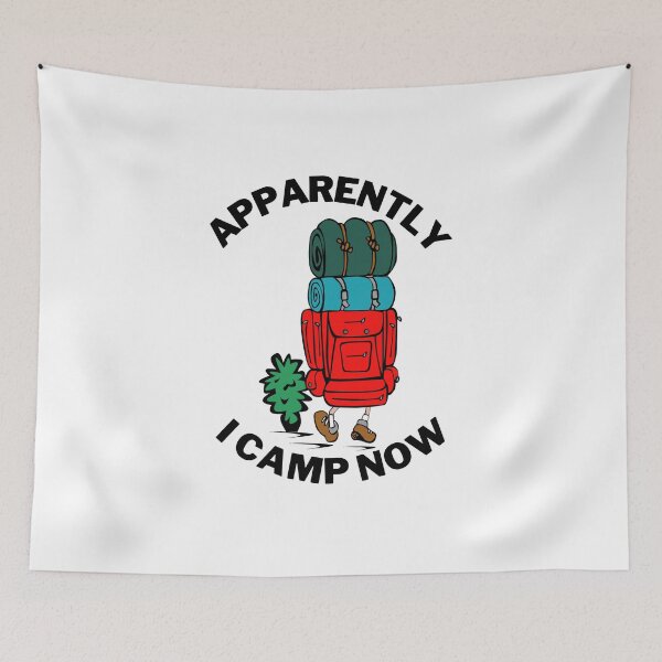 Item preview, Apparently I Camp Now designed and sold by Chanchane Store.