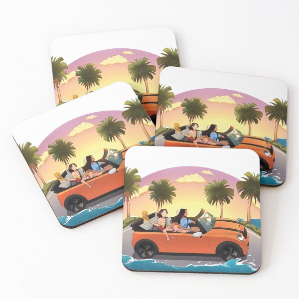 Item preview, June, Elle and Madeline cruising - 3 designed and sold by annearrt.