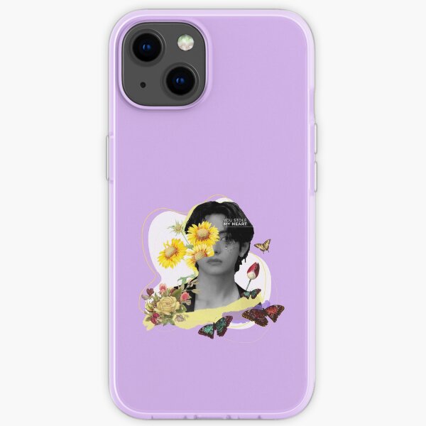 Bts V You Stole My Heart Aesthetic Collage Purple Iphone Case For Sale By Woolfisgreat Redbubble