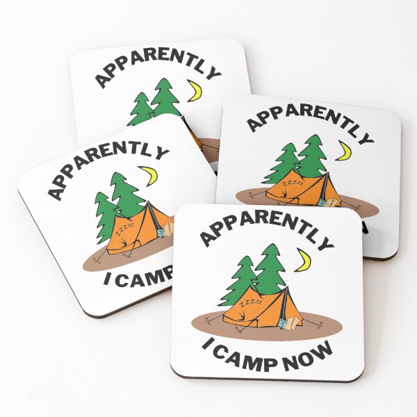 Item preview, Apparently I Camp Now designed and sold by Chanchane Store.