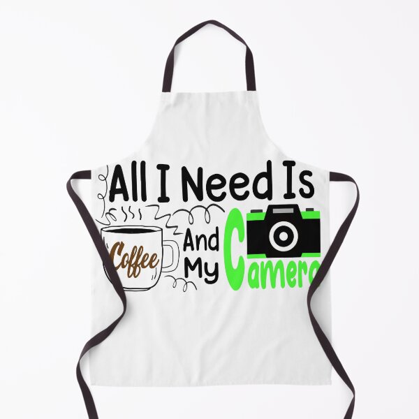 Item preview, All I Need is Coffee and My Camera funny design gift for photographers who love coffee designed and sold by PODI-Art.