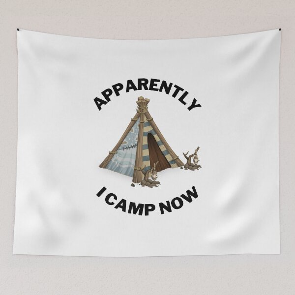 Item preview, Apparently I Camp Now designed and sold by Chanchane Store.
