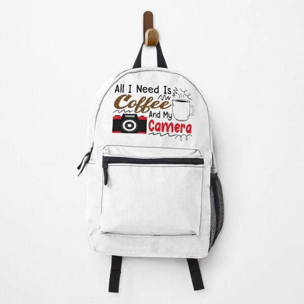 Item preview, All I Need is Coffee and My Camera funny design gift for photographers who love coffee designed and sold by PODI-Art.