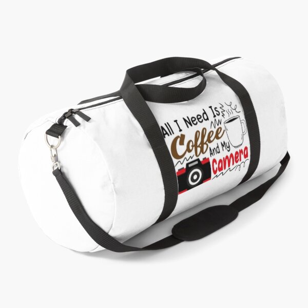 Item preview, All I Need is Coffee and My Camera funny design gift for photographers who love coffee designed and sold by PODI-Art.