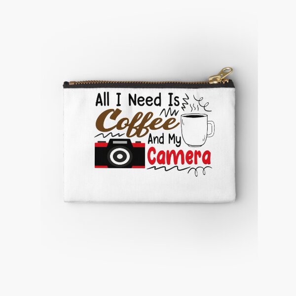 Item preview, All I Need is Coffee and My Camera funny design gift for photographers who love coffee designed and sold by PODI-Art.