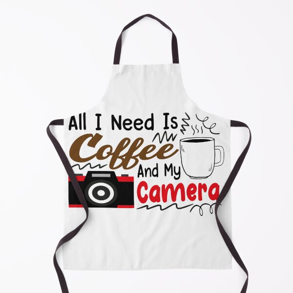 Item preview, All I Need is Coffee and My Camera funny design gift for photographers who love coffee designed and sold by PODI-Art.