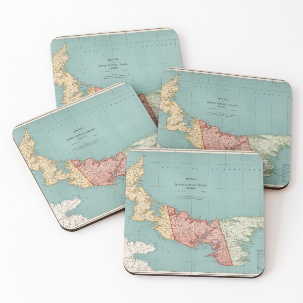 Item preview, Old Prince Edward Island Map (1925) Vintage Garden of the Gulf Canada Atlas designed and sold by BravuraMedia.