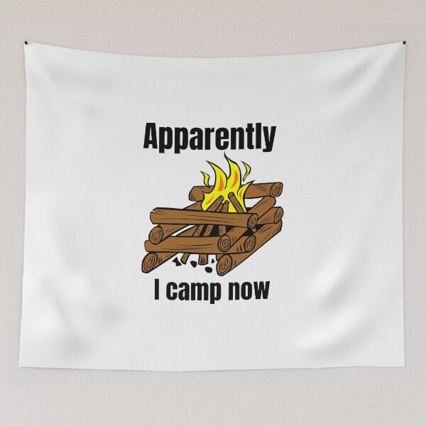 Item preview, Apparently I Camp Now designed and sold by Chanchane Store.