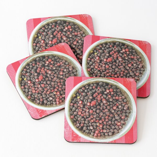 Item preview, Freshly Picked Black Raspberries in a Bowl designed and sold by Robert Scozzari.