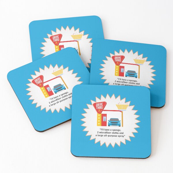 Item preview, Drive-Thru Cleaning Supplies Housekeeping Cleaning Lady Novelty Gifts designed and sold by SavvyCleaner.