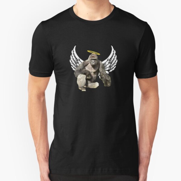 Harambe Meme Design Slim Fit T-Shirt
