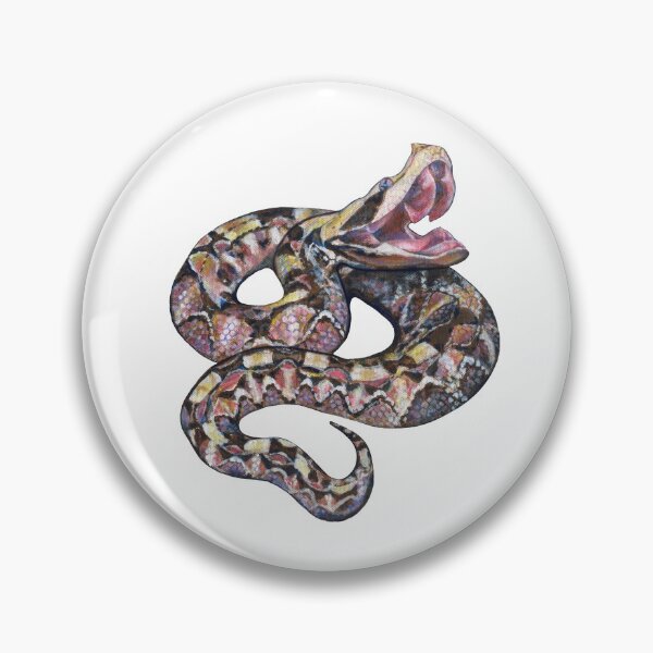 Item preview, Gaboon viper snake design 2 designed and sold by Marion Yeo.