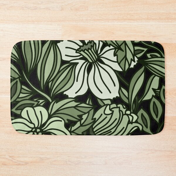 Item preview, Big Flowers | Green  designed and sold by mareabello.
