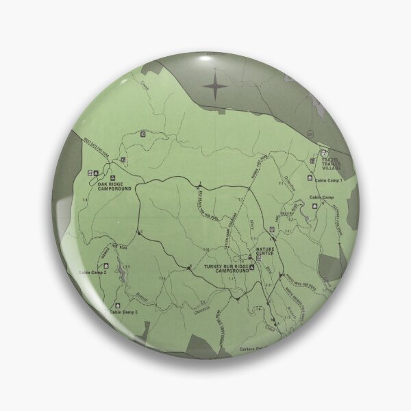 Item preview, Prince William Forest Park Map (1980) Virginia Woodland Reserve Atlas designed and sold by BravuraMedia.