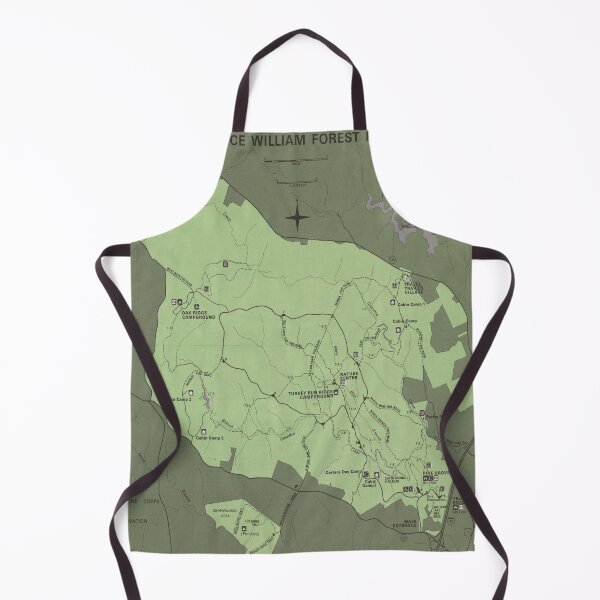 Item preview, Prince William Forest Park Map (1980) Virginia Woodland Reserve Atlas designed and sold by BravuraMedia.
