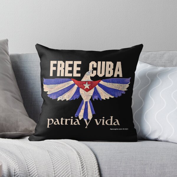 Free Cuba Throw Pillow