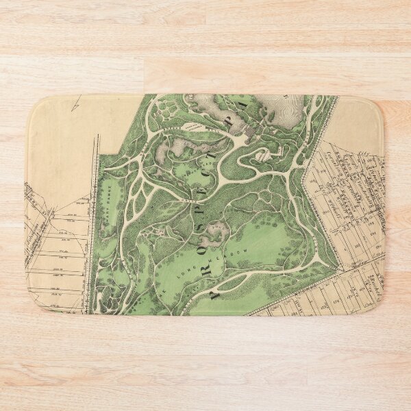 Item preview, Old Prospect Park Map (1874) Vintage Brooklyn Public Square Atlas designed and sold by BravuraMedia.