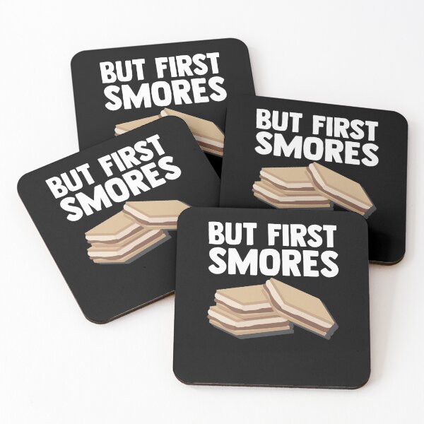 Item preview, But First Smores Traditionally Cooked Over A Campfire designed and sold by Nessshirts.