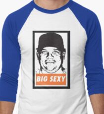 Groß SEXY Baseballshirt mit 3/4-Arm