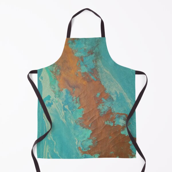 Item preview, Gold and green poured art designed and sold by JuniperHills8.