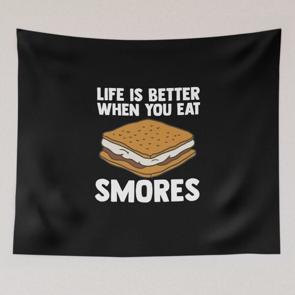 Item preview, Life Is Better When You Eat Smores Campfire Marshmallows designed and sold by Nessshirts.