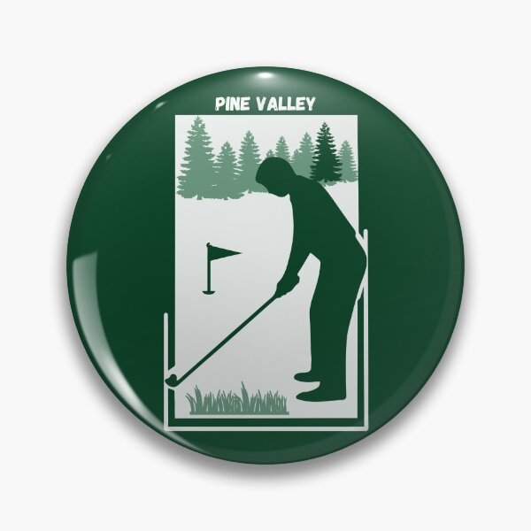Item preview, Pine Valley in Camden County, New Jersey, United States - Golf Old Course Trip Green Vintage Style Poster designed and sold by Vintage-TM.