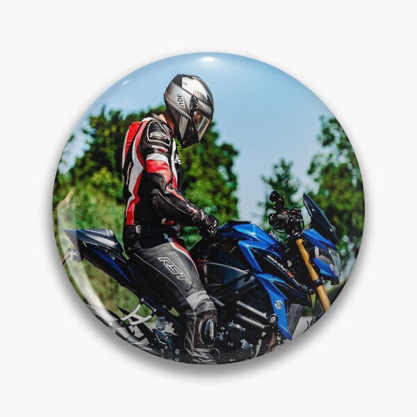 Item preview, Motor cyclist on motorbike designed and sold by Neilchurcherart.