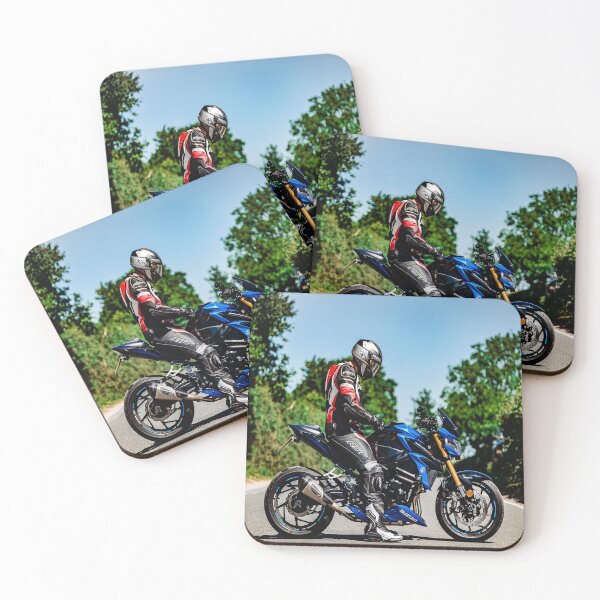 Item preview, Motor cyclist on motorbike designed and sold by Neilchurcherart.